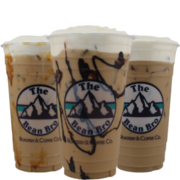 Three Bean Bro lattes