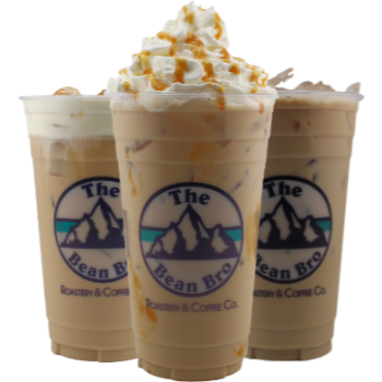 Three Bean Bro cold brew lattes