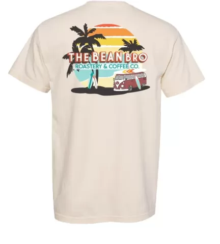Beach Logo Tee- Ivory