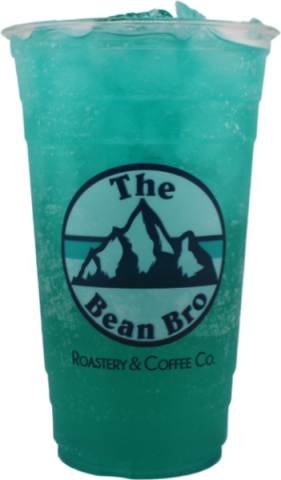 teal iced drink