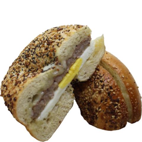 Sausage, Egg & Cheese Bagel